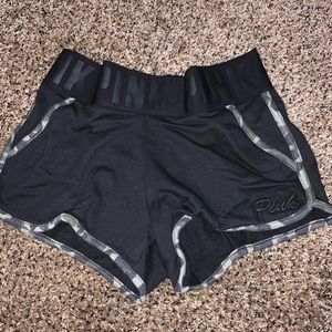“Pink” black and camo shorts